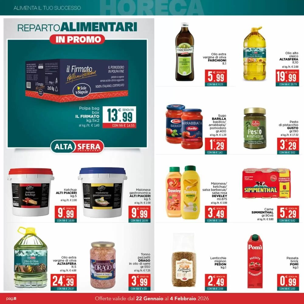 Volantino promozionale Altasfera  valide dal 22/01/2026 - Pagina 8.