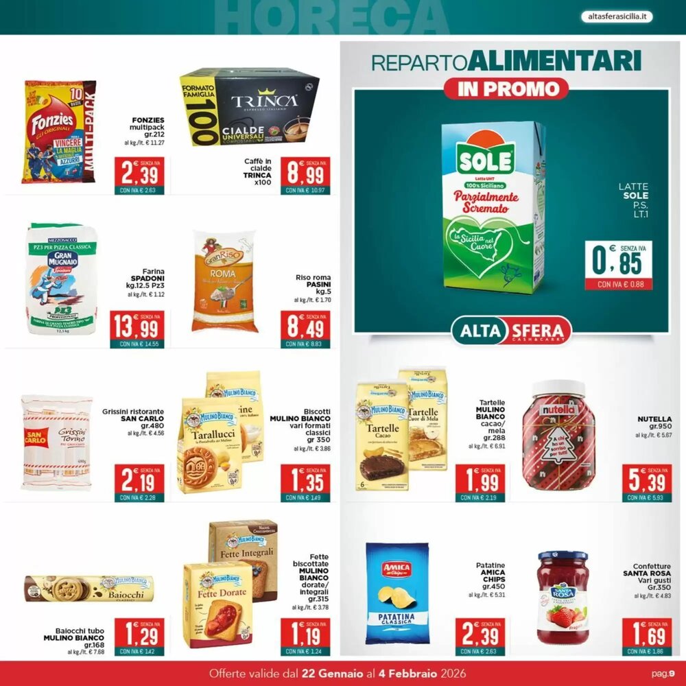 Volantino promozionale Altasfera  valide dal 22/01/2026 - Pagina 9.