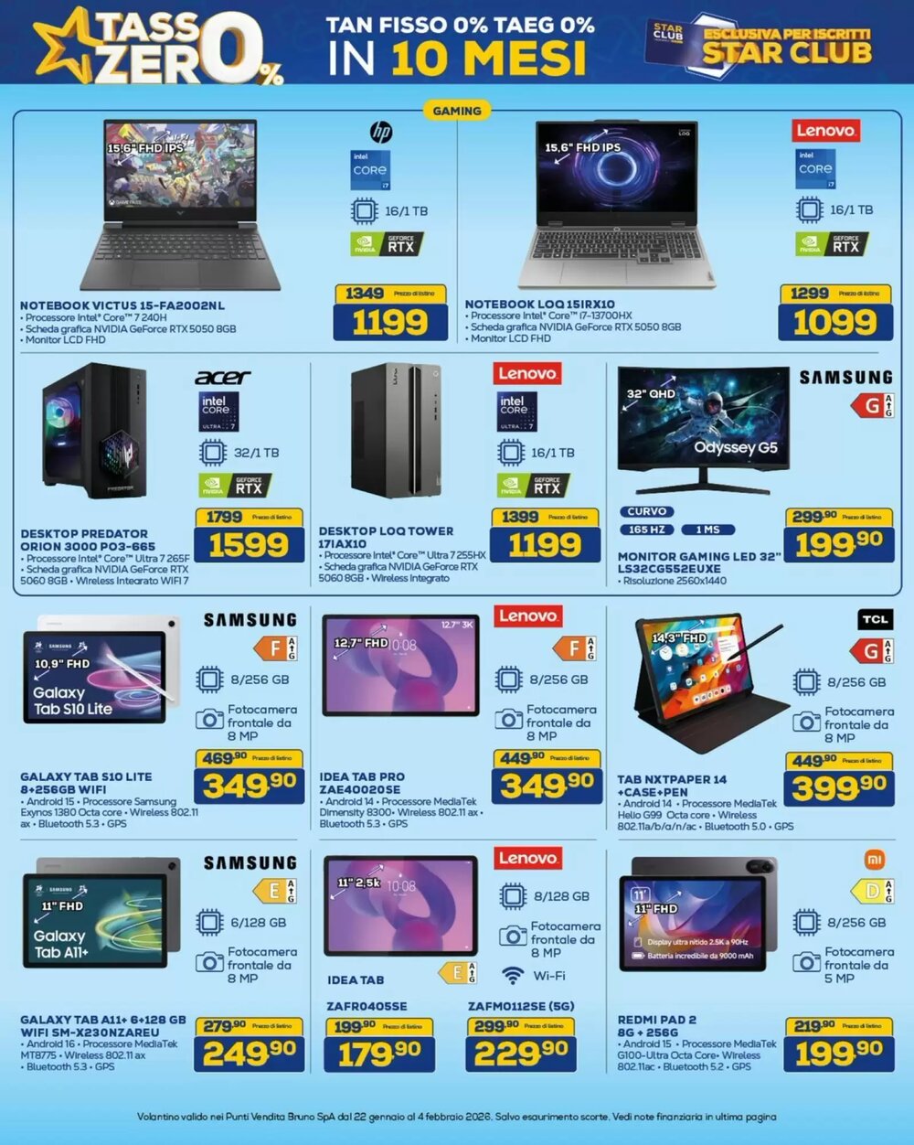 Volantino promozionale Euronics  valide dal 22/01/2026 - Pagina 10.