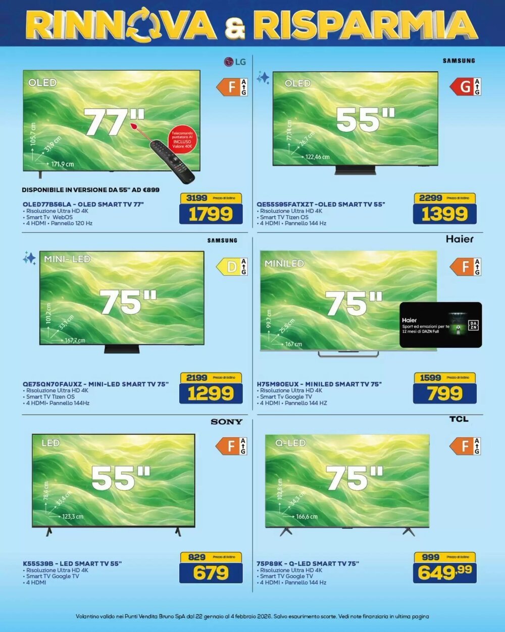 Volantino promozionale Euronics  valide dal 22/01/2026 - Pagina 23.