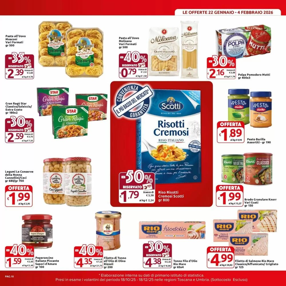 Volantino promozionale Carrefour Market  valide dal 22/01/2026 - Pagina 10.