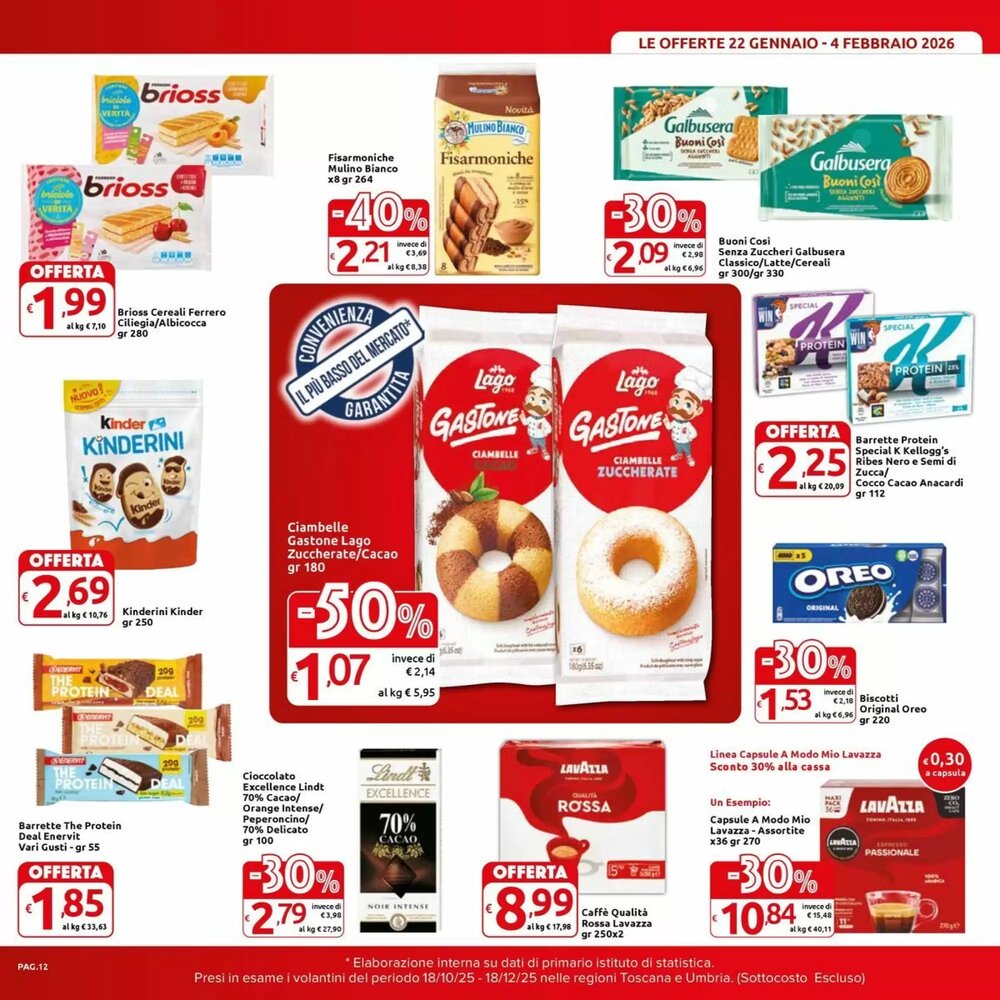 Volantino promozionale Carrefour Market  valide dal 22/01/2026 - Pagina 12.
