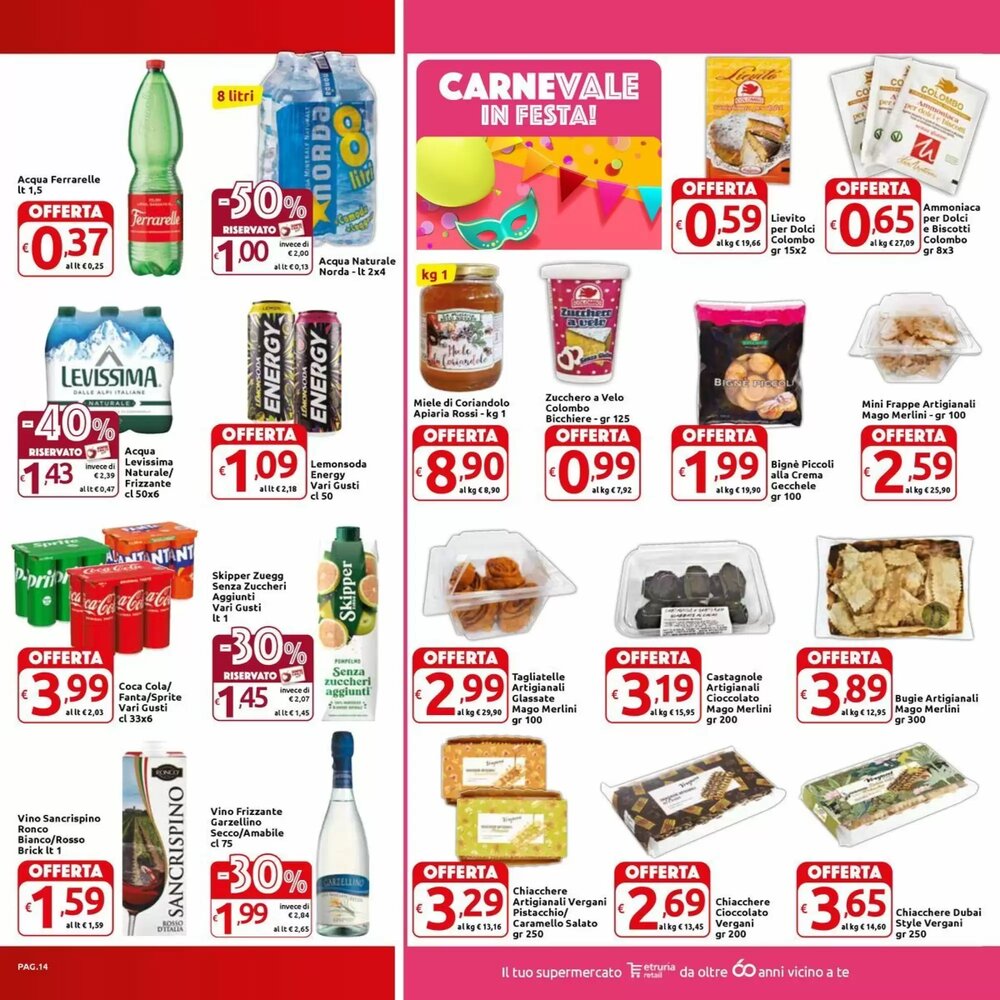 Volantino promozionale Carrefour Market  valide dal 22/01/2026 - Pagina 14.