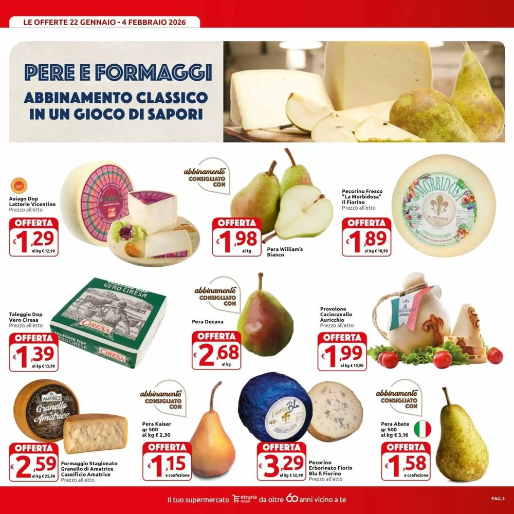 Volantino promozionale Carrefour Market  valide dal 22/01/2026 - Pagina 3.
