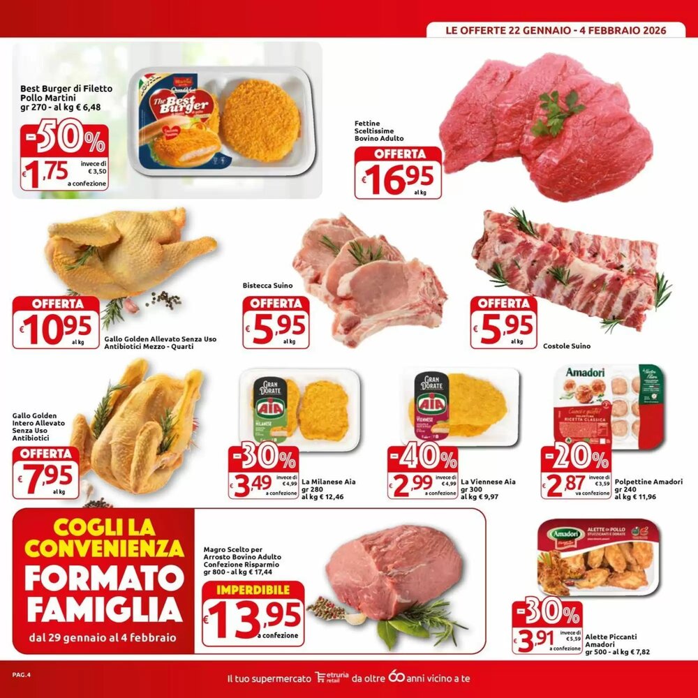 Volantino promozionale Carrefour Market  valide dal 22/01/2026 - Pagina 4.