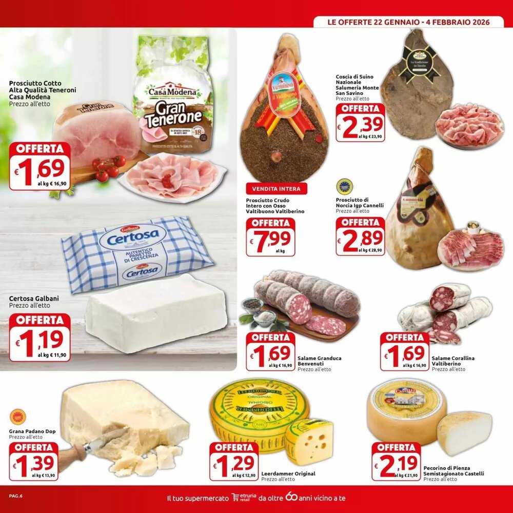 Volantino promozionale Carrefour Market  valide dal 22/01/2026 - Pagina 6.