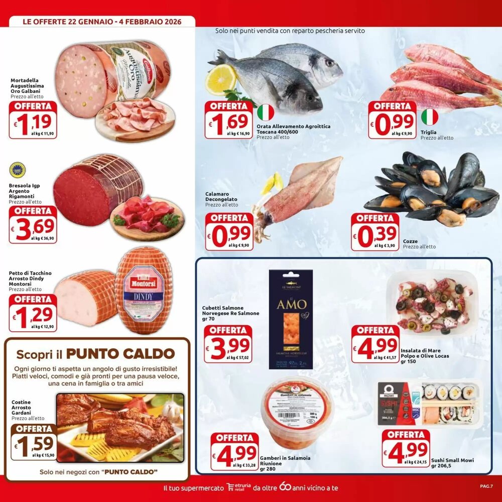Volantino promozionale Carrefour Market  valide dal 22/01/2026 - Pagina 7.