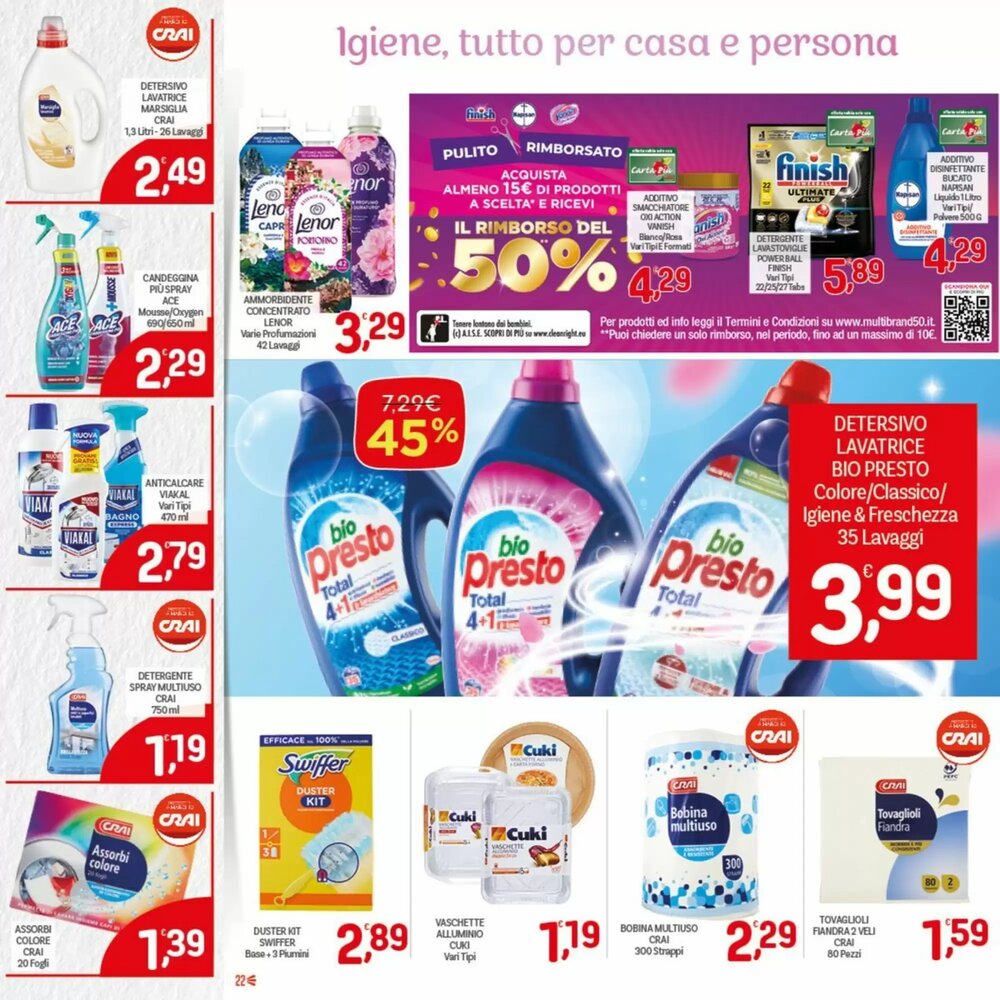 Volantino promozionale Crai  valide dal 22/01/2026 - Pagina 22.