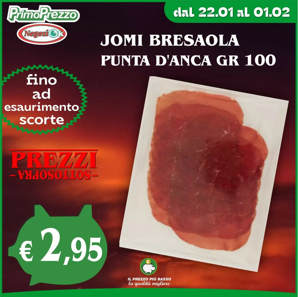 Volantino promozionale Primo Prezzo  valide dal 22/01/2026 - Pagina 1.