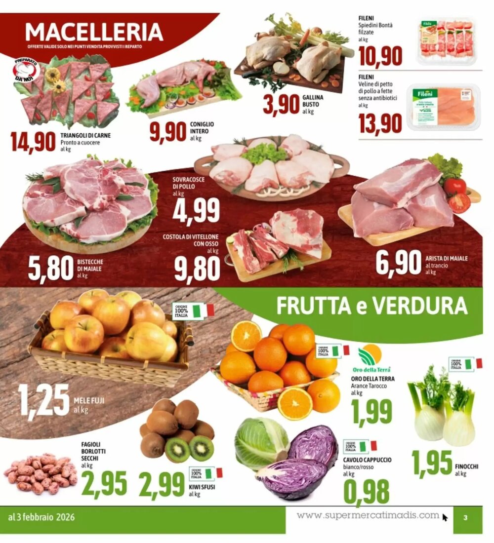 Volantino promozionale Madis  valide dal 22/01/2026 - Pagina 3.