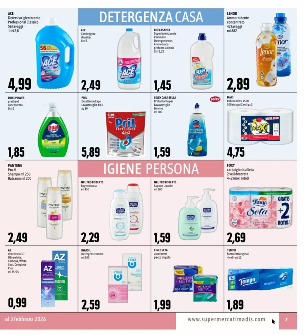 Volantino promozionale Madis  valide dal 22/01/2026 - Pagina 7.