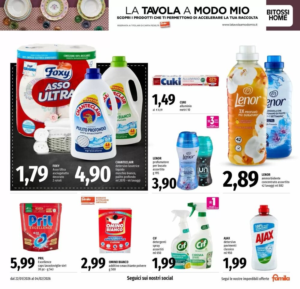 Volantino promozionale Famila Superstore  valide dal 22/01/2026 - Pagina 19.