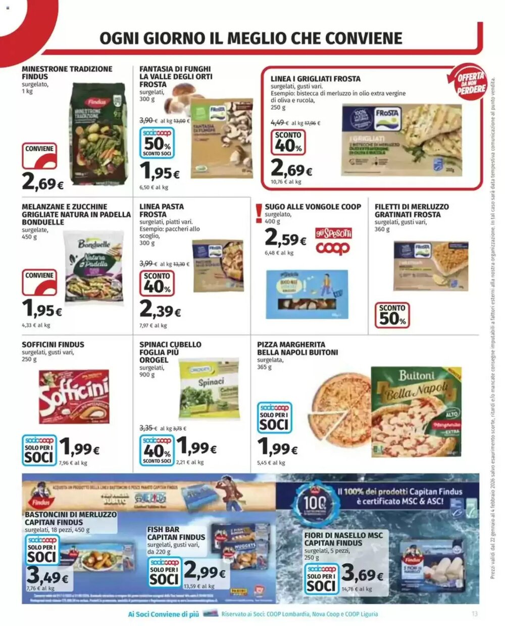 Volantino promozionale Coop  valide dal 22/01/2026 - Pagina 13.