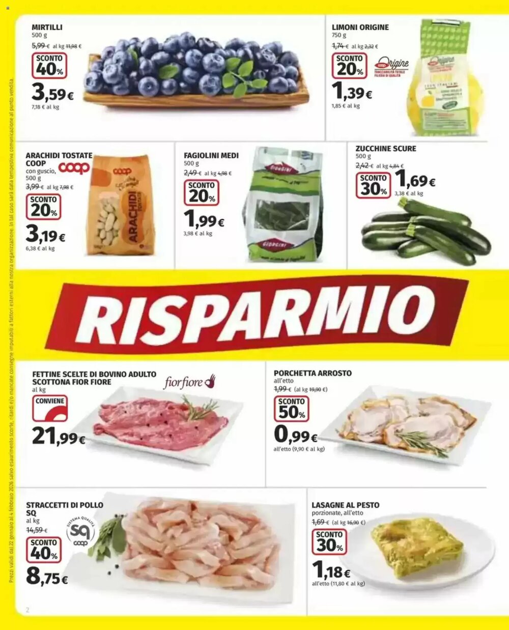 Volantino promozionale Coop  valide dal 22/01/2026 - Pagina 2.