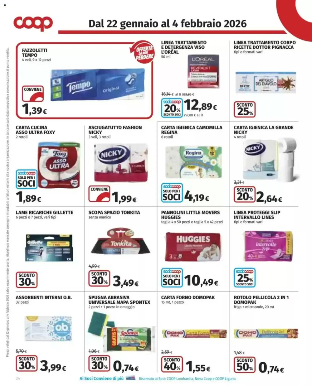 Volantino promozionale Coop  valide dal 22/01/2026 - Pagina 24.