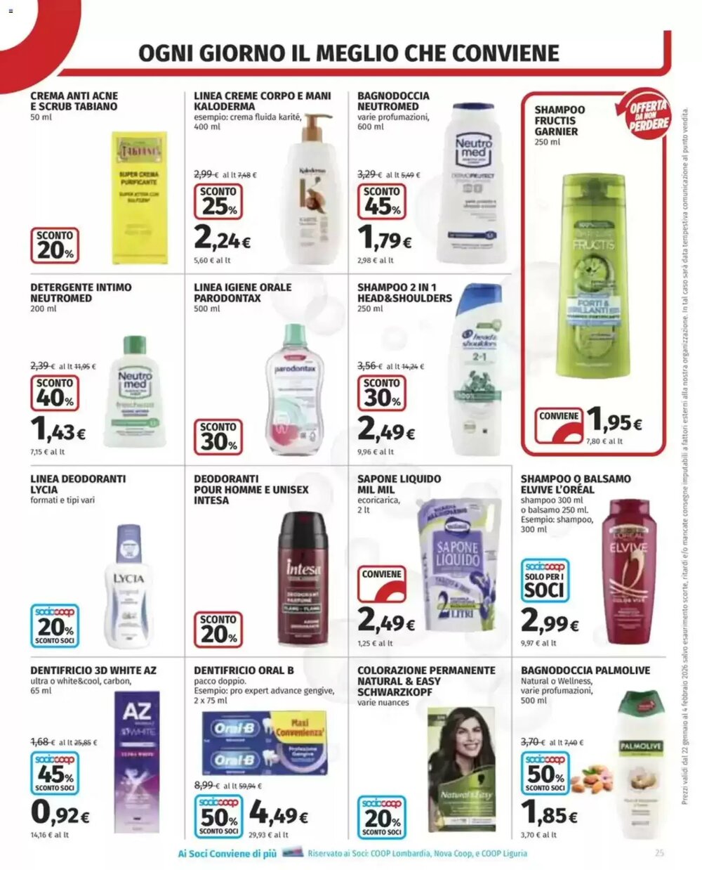 Volantino promozionale Coop  valide dal 22/01/2026 - Pagina 25.