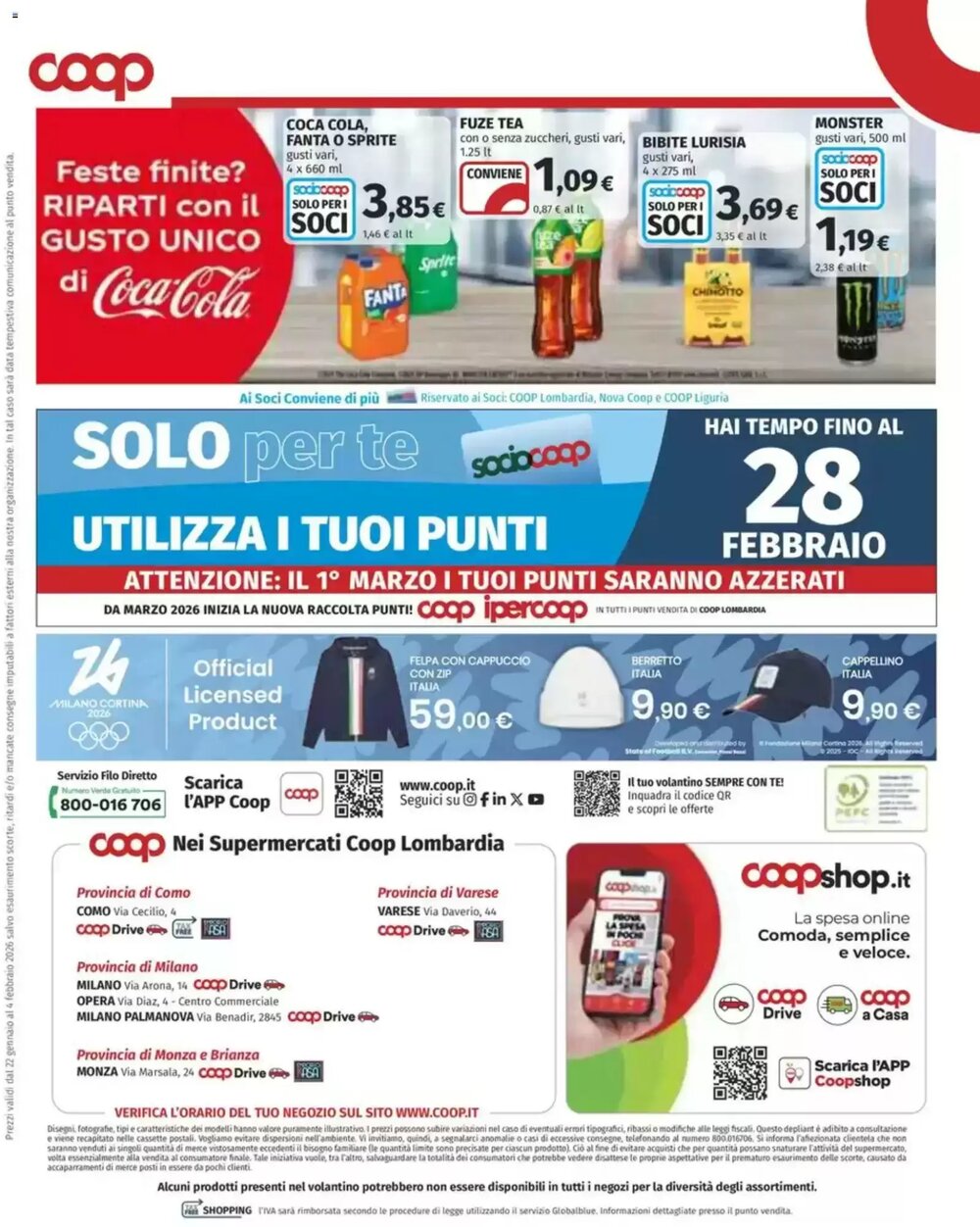 Volantino promozionale Coop  valide dal 22/01/2026 - Pagina 31.