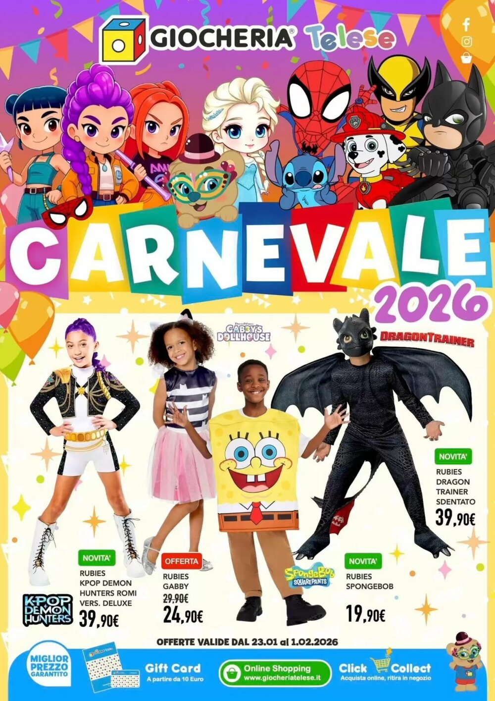 Volantino promozionale Giocheria  valide dal 23/01/2026 - Pagina 1.
