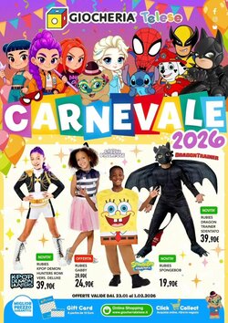 Volantino promozionale Giocheria  valide dal 23/01/2026