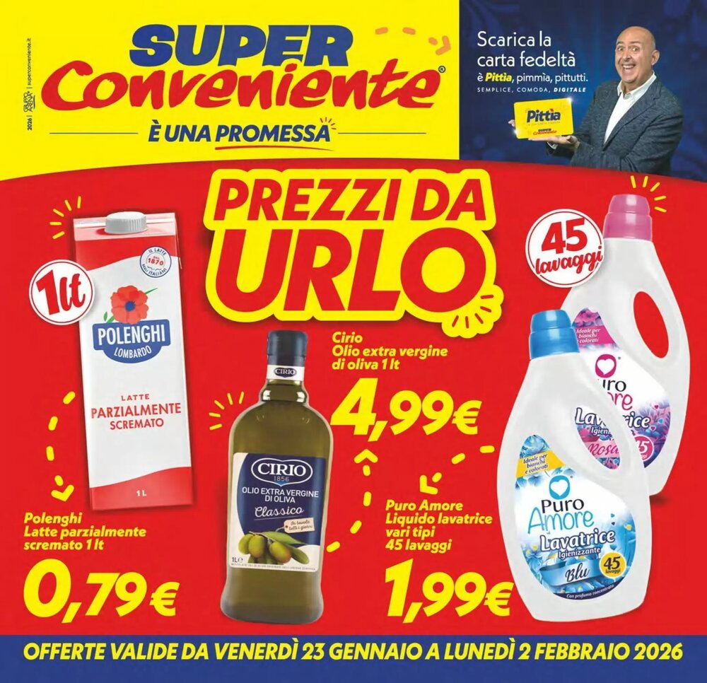 Volantino promozionale Iper Super Conveniente  valide dal 23/01/2026 - Pagina 1.