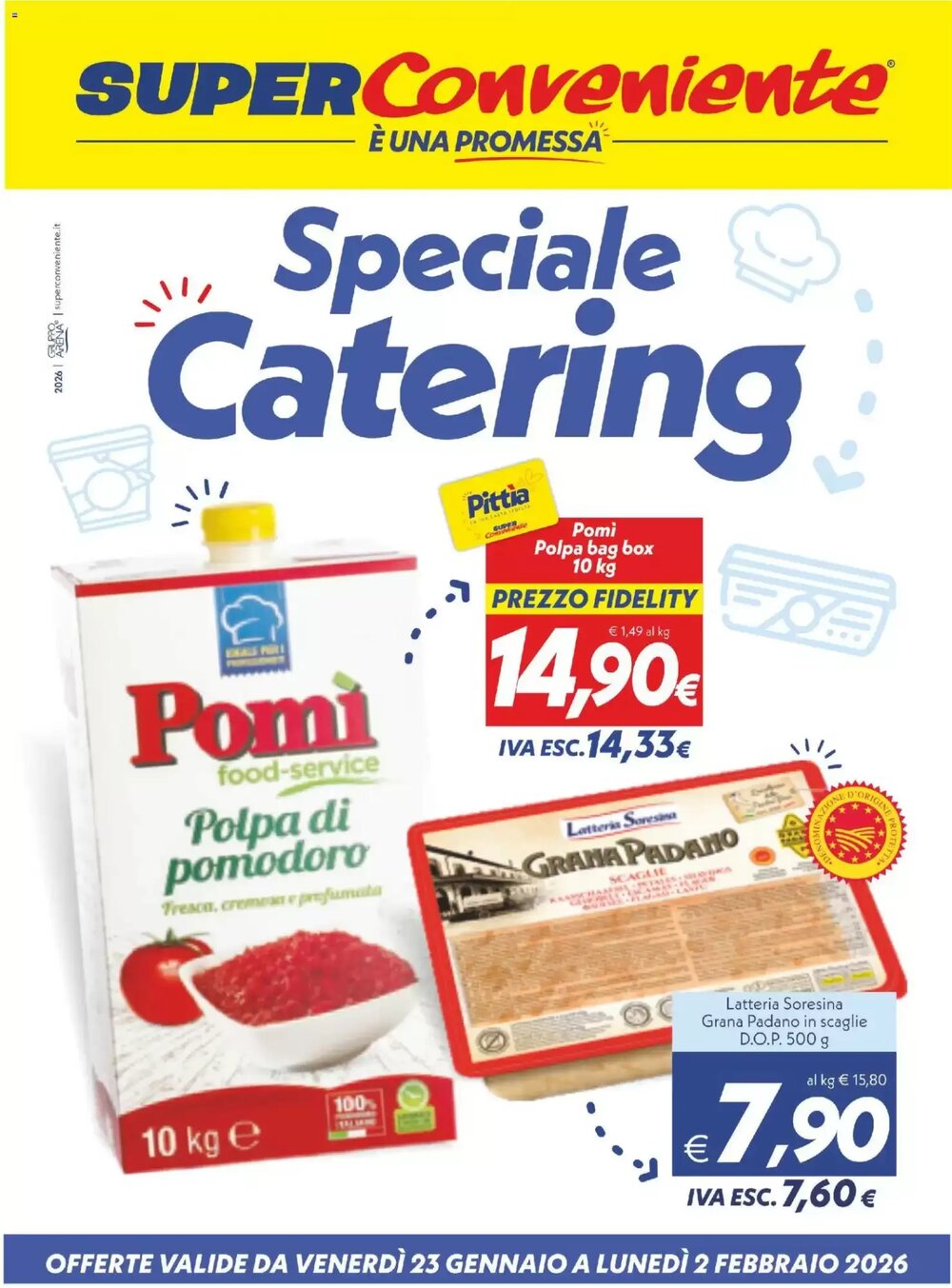 Volantino promozionale Iper Super Conveniente  valide dal 23/01/2026 - Pagina 1.