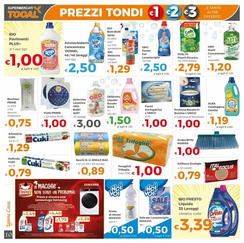 Volantino promozionale Tocal  valide dal 23/01/2026 - Pagina 10.