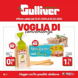 Volantino promozionale Supermercati Gulliver  valide dal 23/01/2026