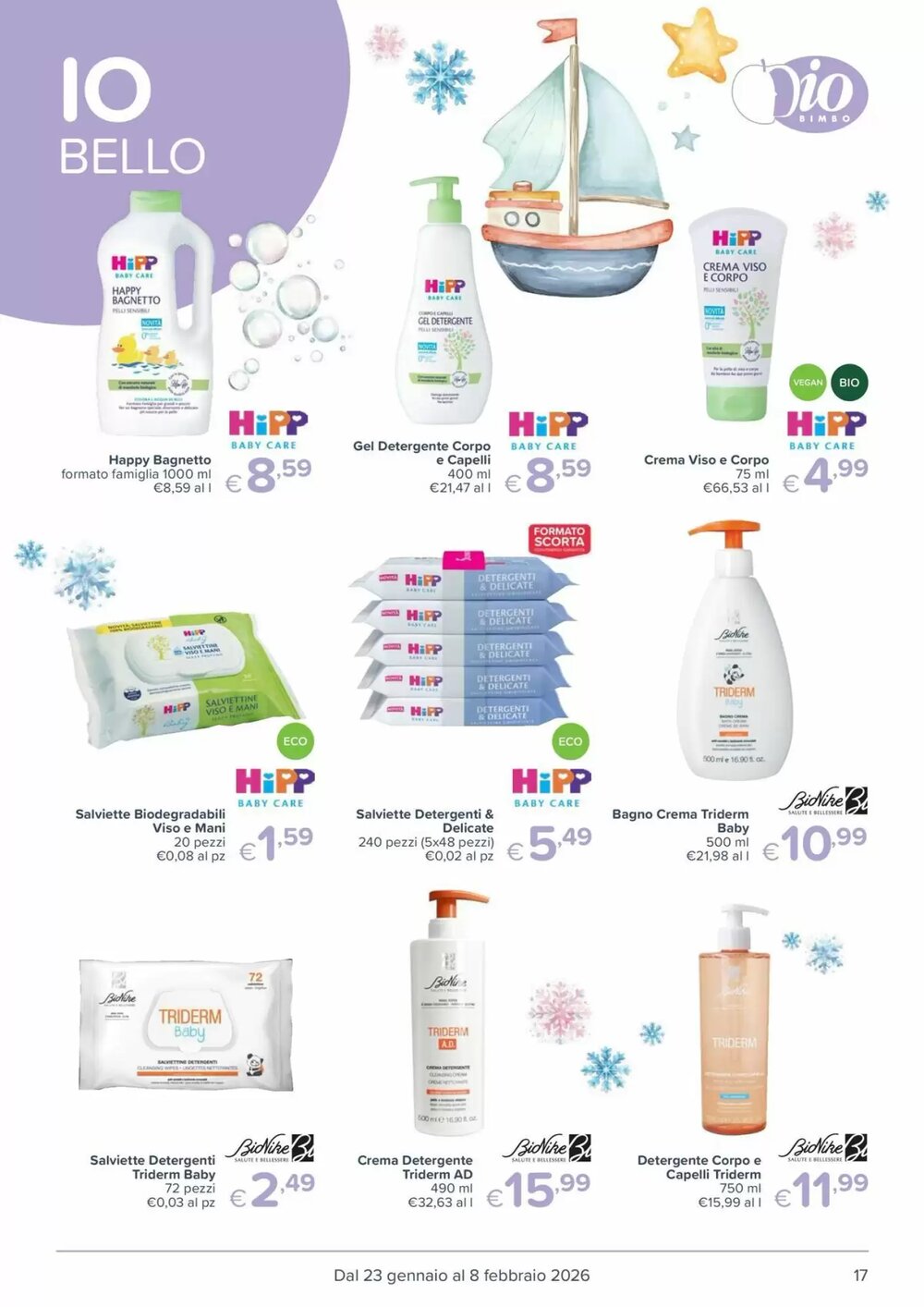 Volantino promozionale Io Bimbo  valide dal 23/01/2026 - Pagina 17.