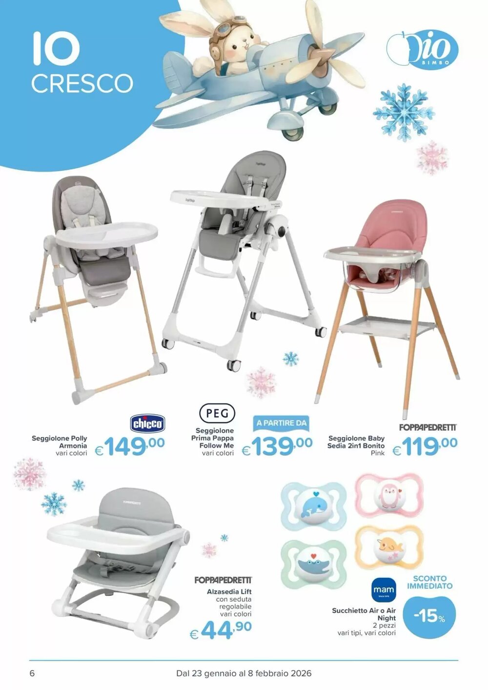 Volantino promozionale Io Bimbo  valide dal 23/01/2026 - Pagina 6.
