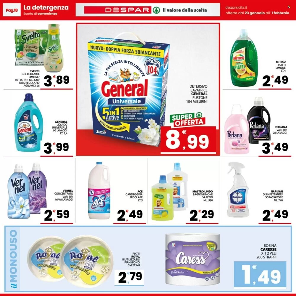 Volantino promozionale Despar Sicilia  valide dal 23/01/2026 - Pagina 18.