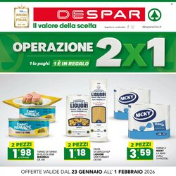 Volantino promozionale Despar Sicilia  valide dal 23/01/2026