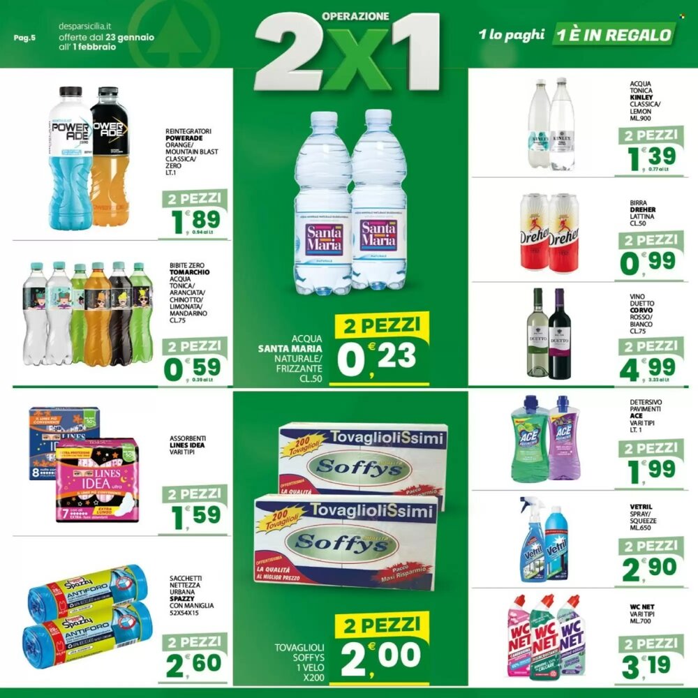 Volantino promozionale Despar Sicilia  valide dal 23/01/2026 - Pagina 5.
