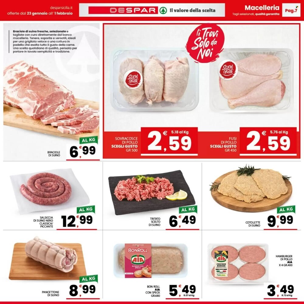 Volantino promozionale Despar Sicilia  valide dal 23/01/2026 - Pagina 7.