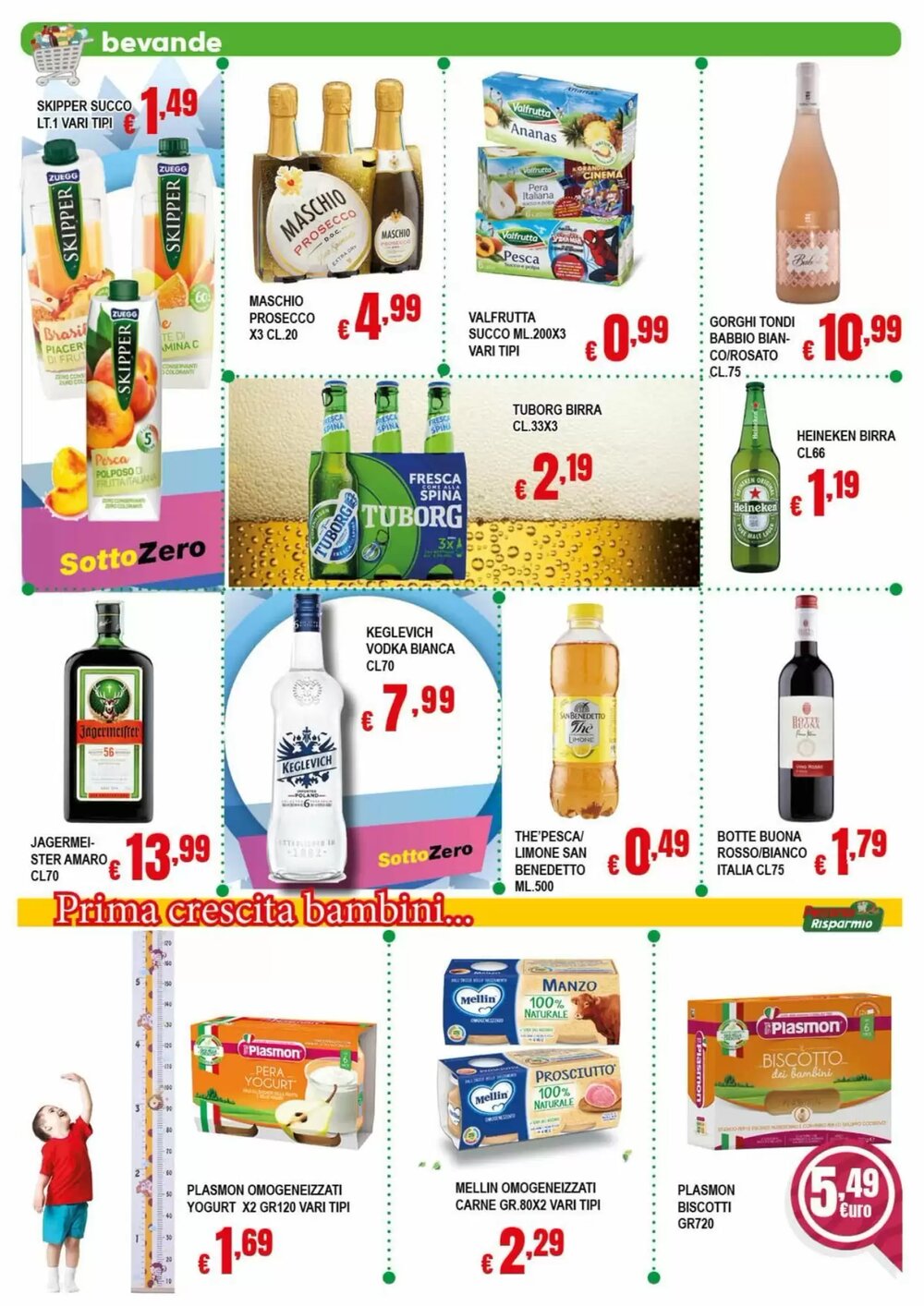 Volantino promozionale Risparmio Supermercati  valide dal 23/01/2026 - Pagina 6.