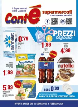 Volantino promozionale Conté Supermercati  valide dal 23/01/2026