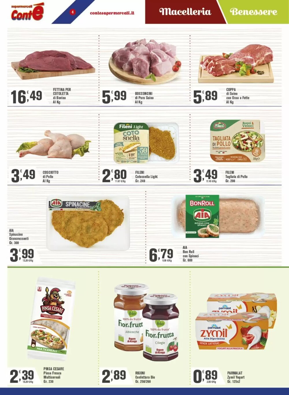 Volantino promozionale Conté Supermercati  valide dal 23/01/2026 - Pagina 4.