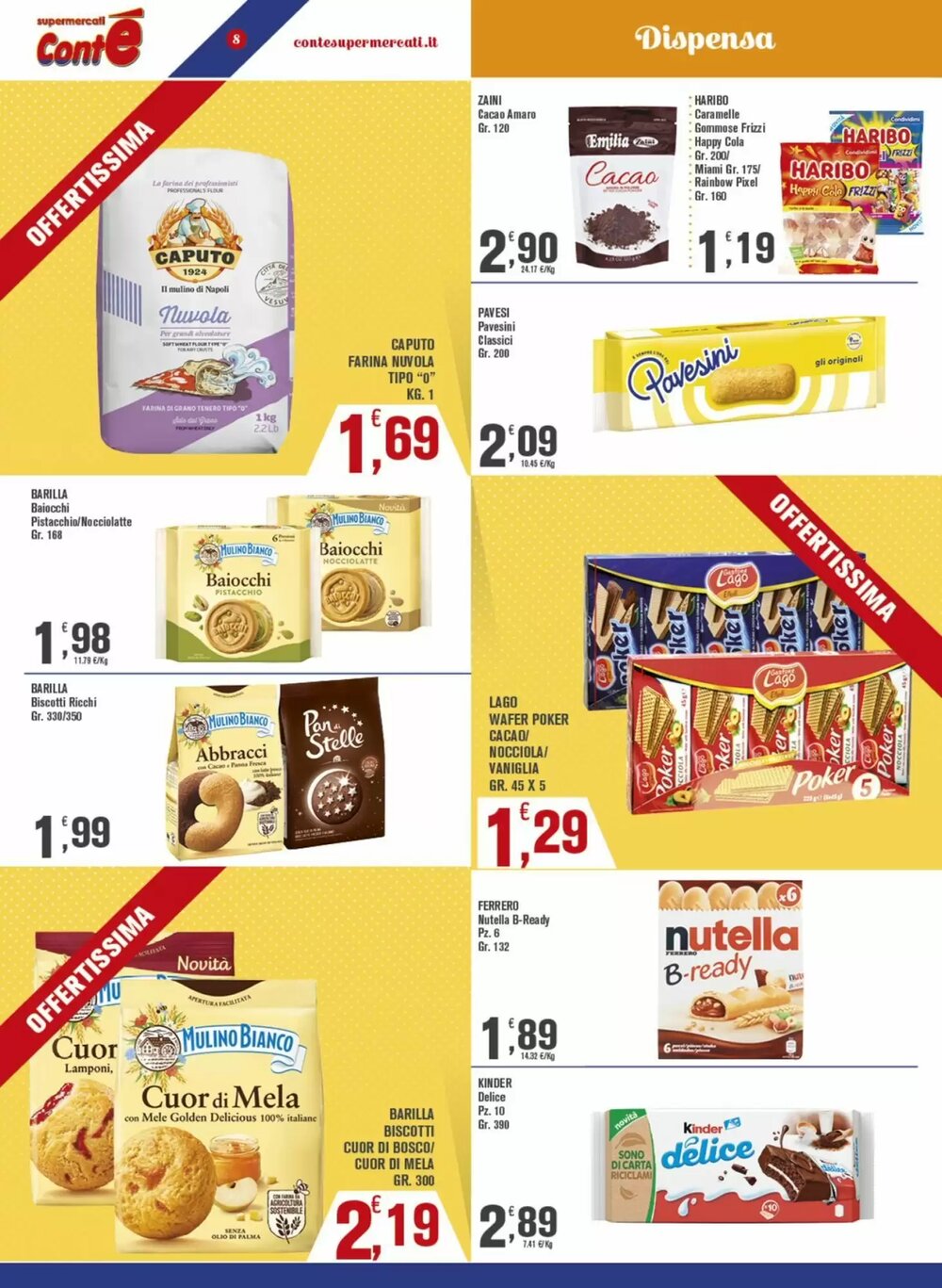 Volantino promozionale Conté Supermercati  valide dal 23/01/2026 - Pagina 8.