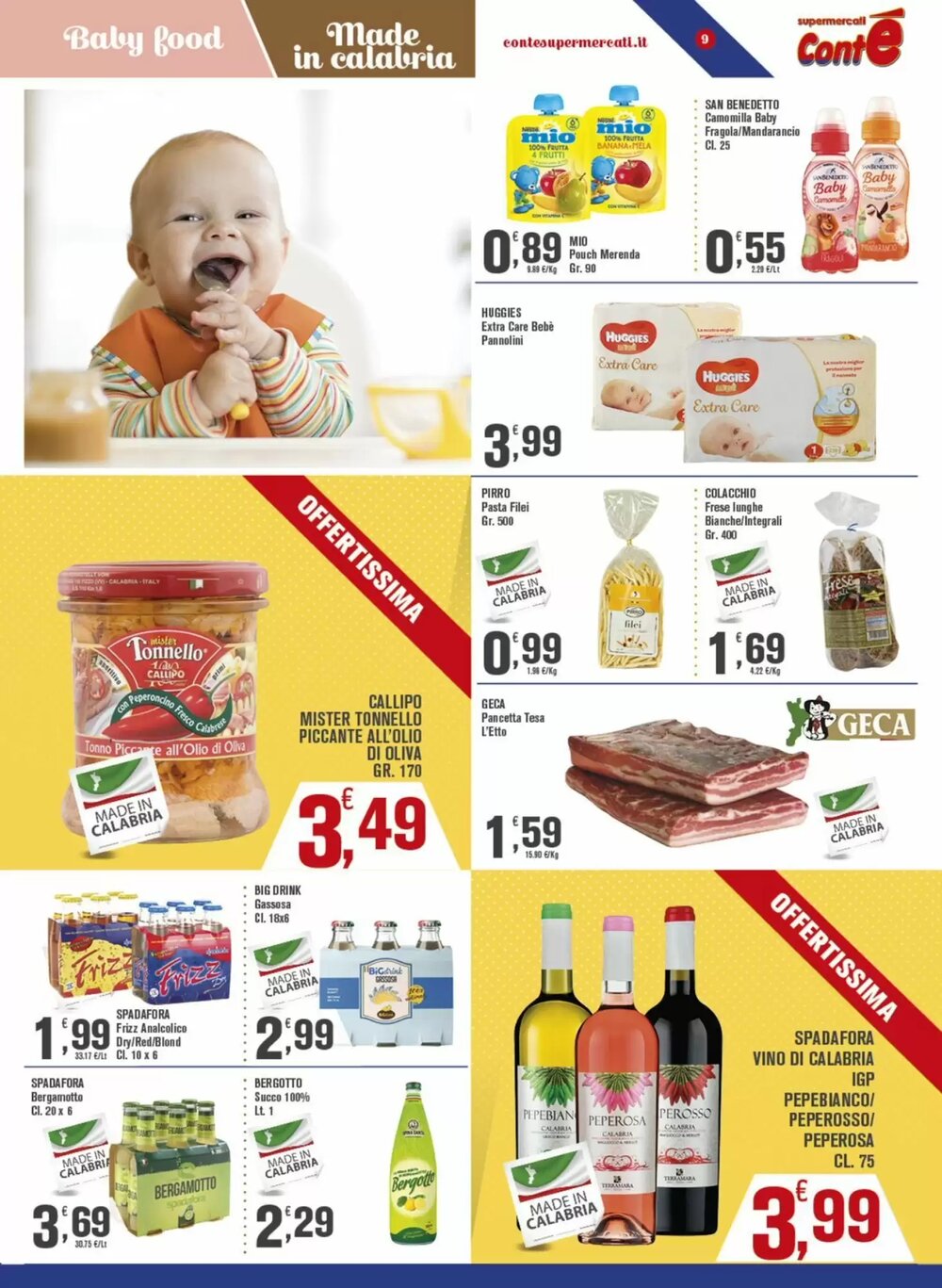 Volantino promozionale Conté Supermercati  valide dal 23/01/2026 - Pagina 9.