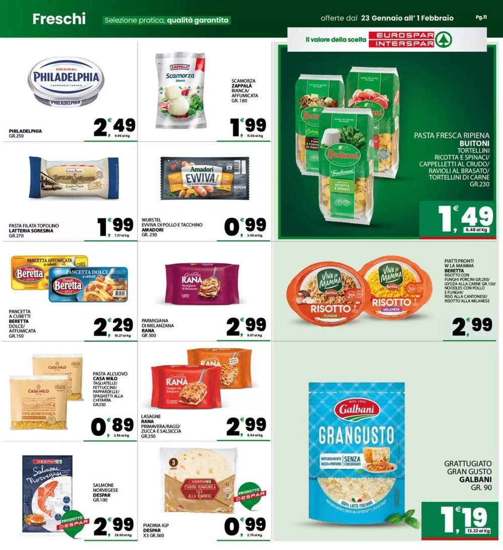 Volantino promozionale Eurospar  valide dal 23/01/2026 - Pagina 11.