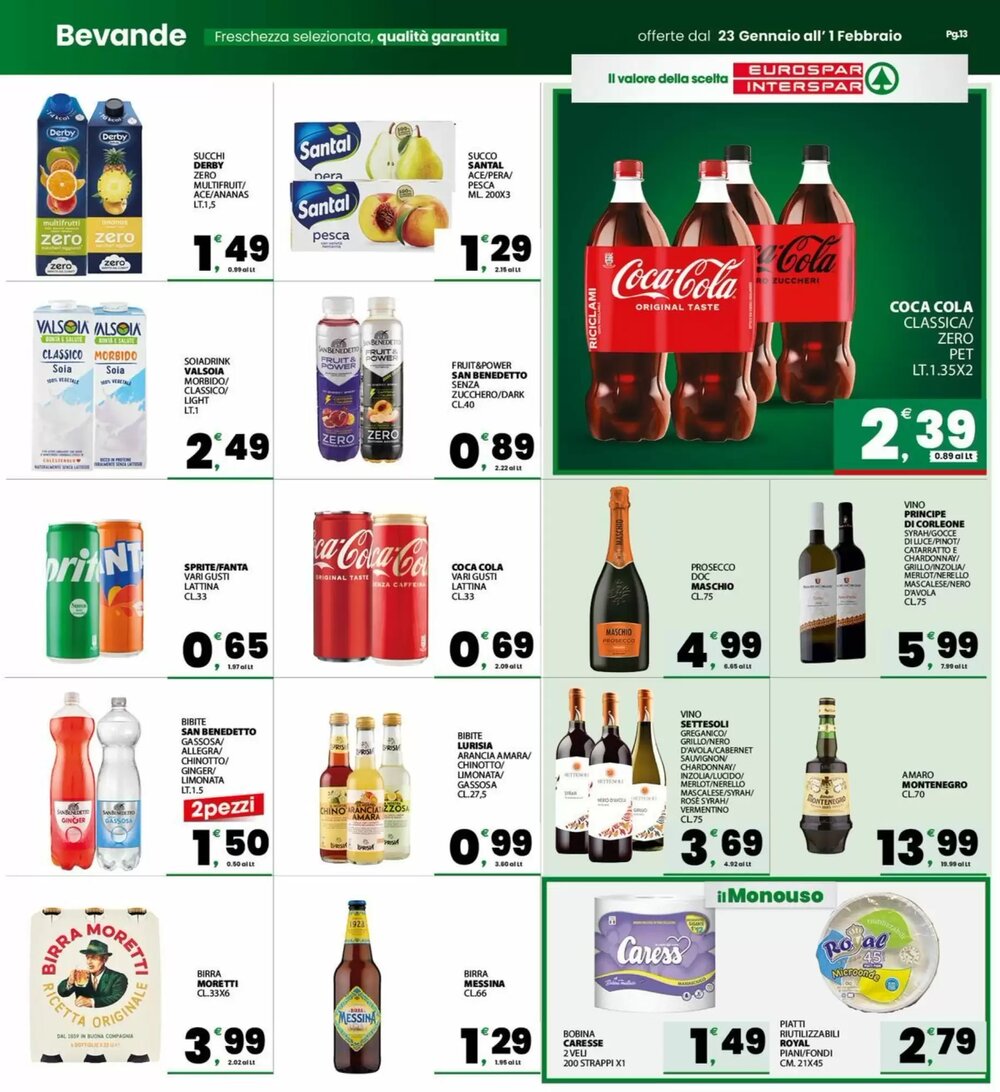 Volantino promozionale Eurospar  valide dal 23/01/2026 - Pagina 13.