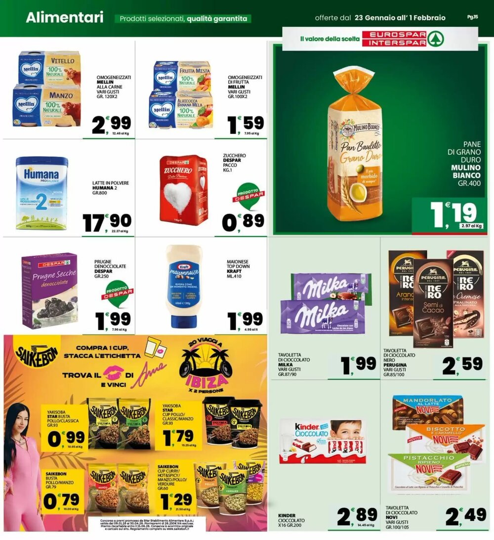 Volantino promozionale Eurospar  valide dal 23/01/2026 - Pagina 15.