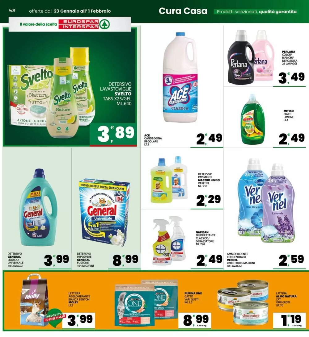 Volantino promozionale Eurospar  valide dal 23/01/2026 - Pagina 18.