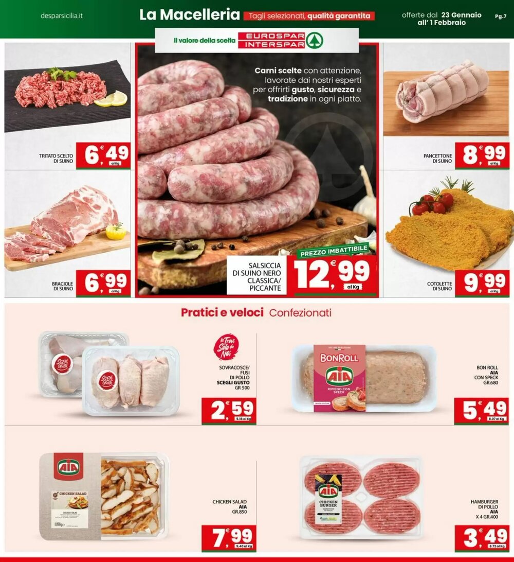 Volantino promozionale Eurospar  valide dal 23/01/2026 - Pagina 7.