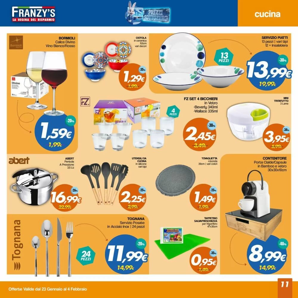 Volantino promozionale Franzy's  valide dal 23/01/2026 - Pagina 11.