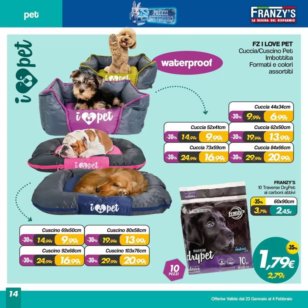 Volantino promozionale Franzy's  valide dal 23/01/2026 - Pagina 14.