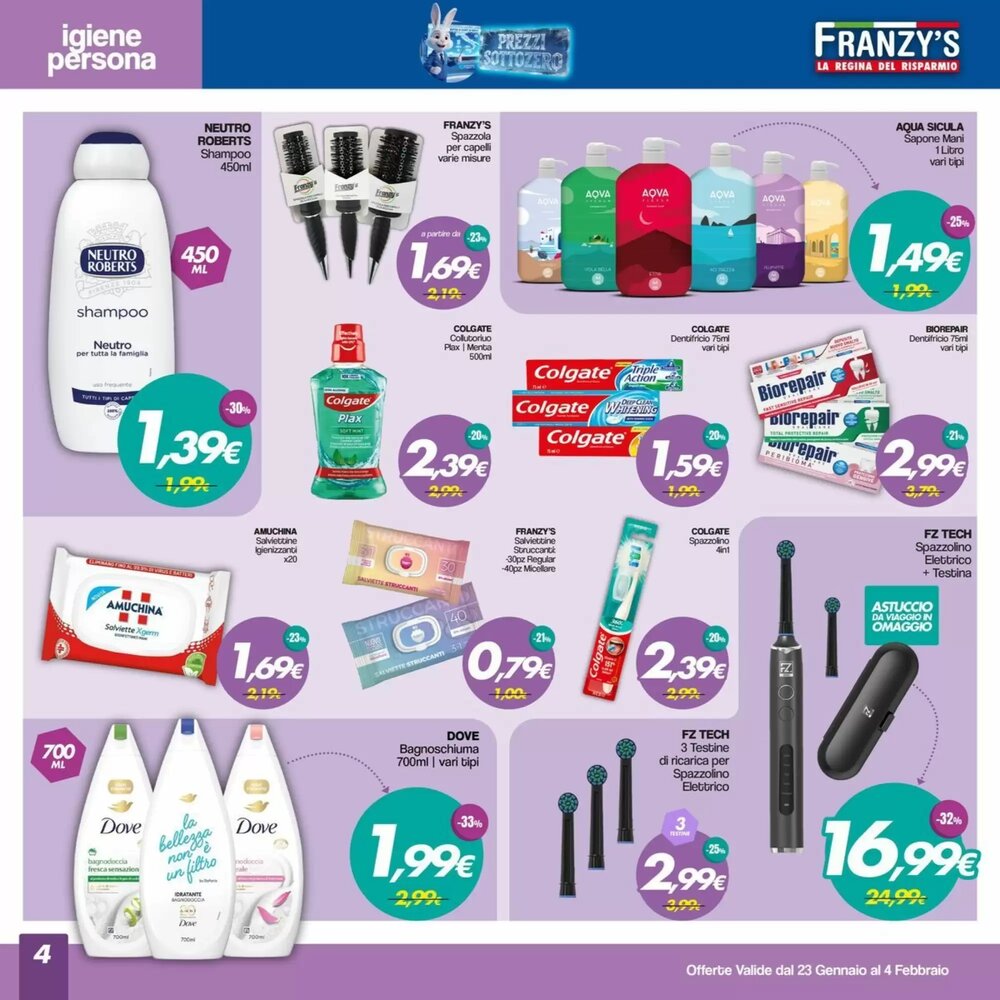 Volantino promozionale Franzy's  valide dal 23/01/2026 - Pagina 4.