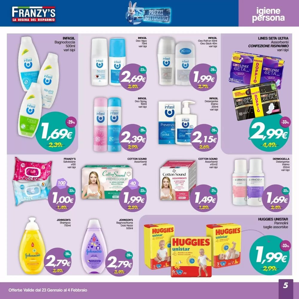 Volantino promozionale Franzy's  valide dal 23/01/2026 - Pagina 5.