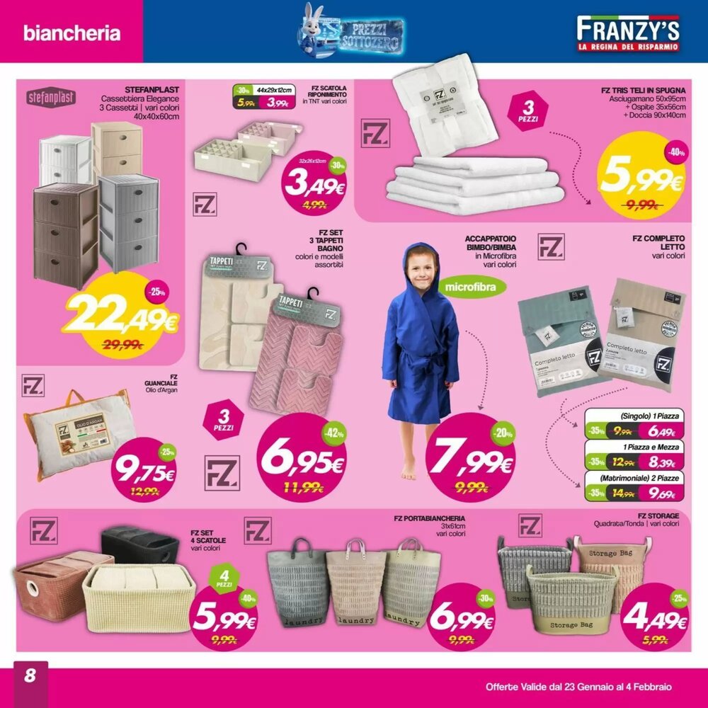 Volantino promozionale Franzy's  valide dal 23/01/2026 - Pagina 8.