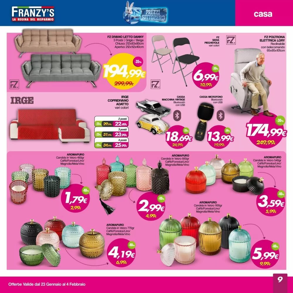 Volantino promozionale Franzy's  valide dal 23/01/2026 - Pagina 9.