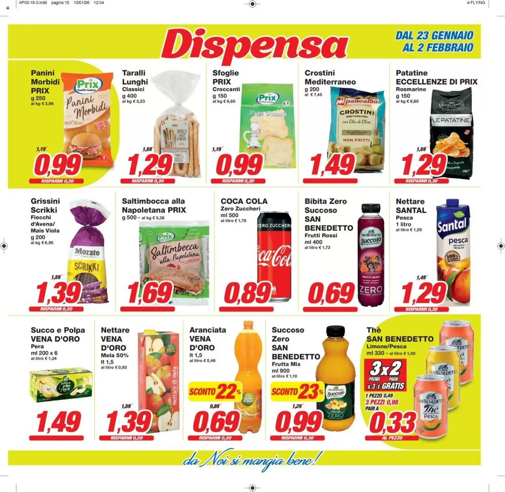 Volantino promozionale Prix Quality  valide dal 23/01/2026 - Pagina 15.
